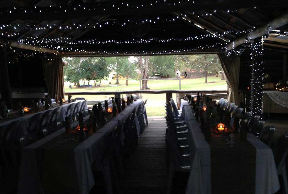 Reception in the Shearing Shed
